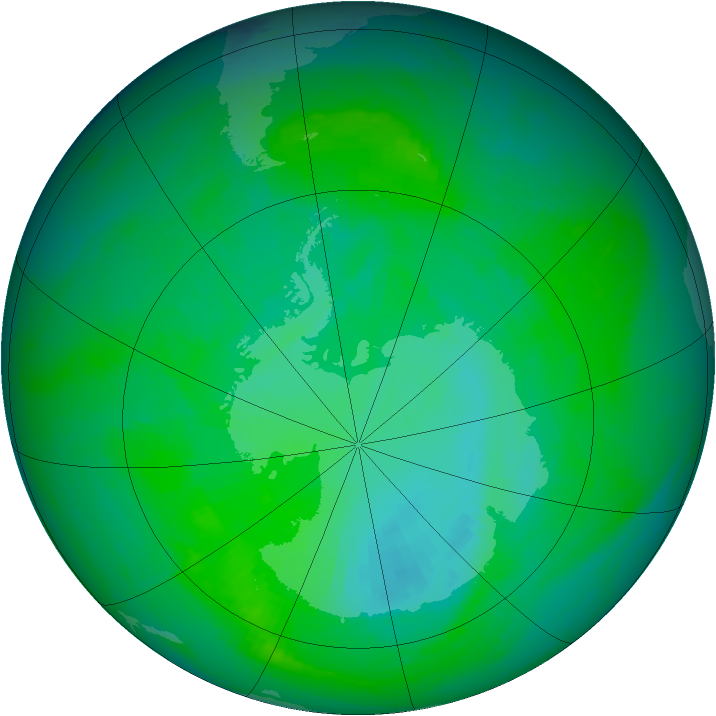 Ozone Map 2002-11-27